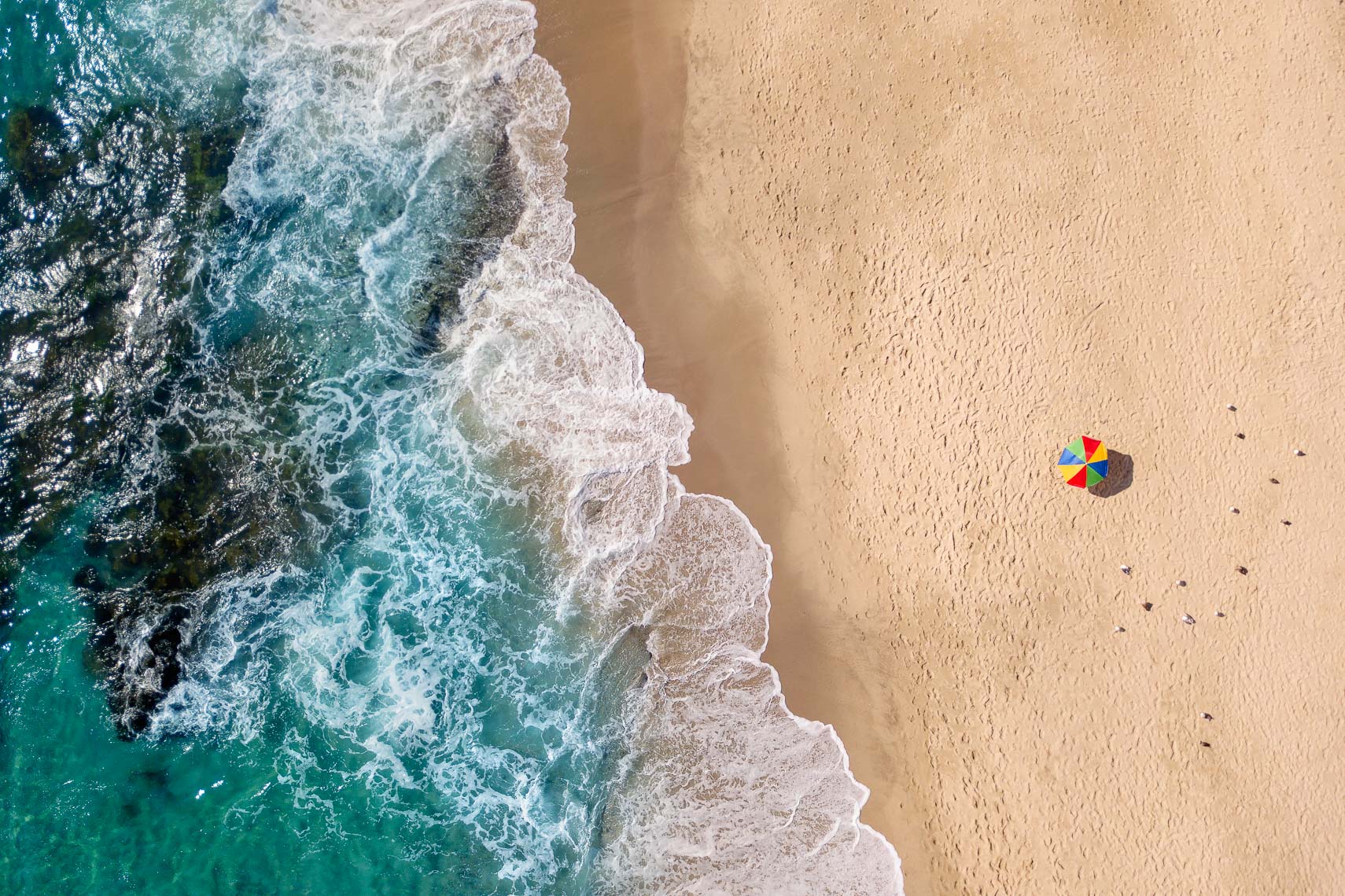 California Beach Drone